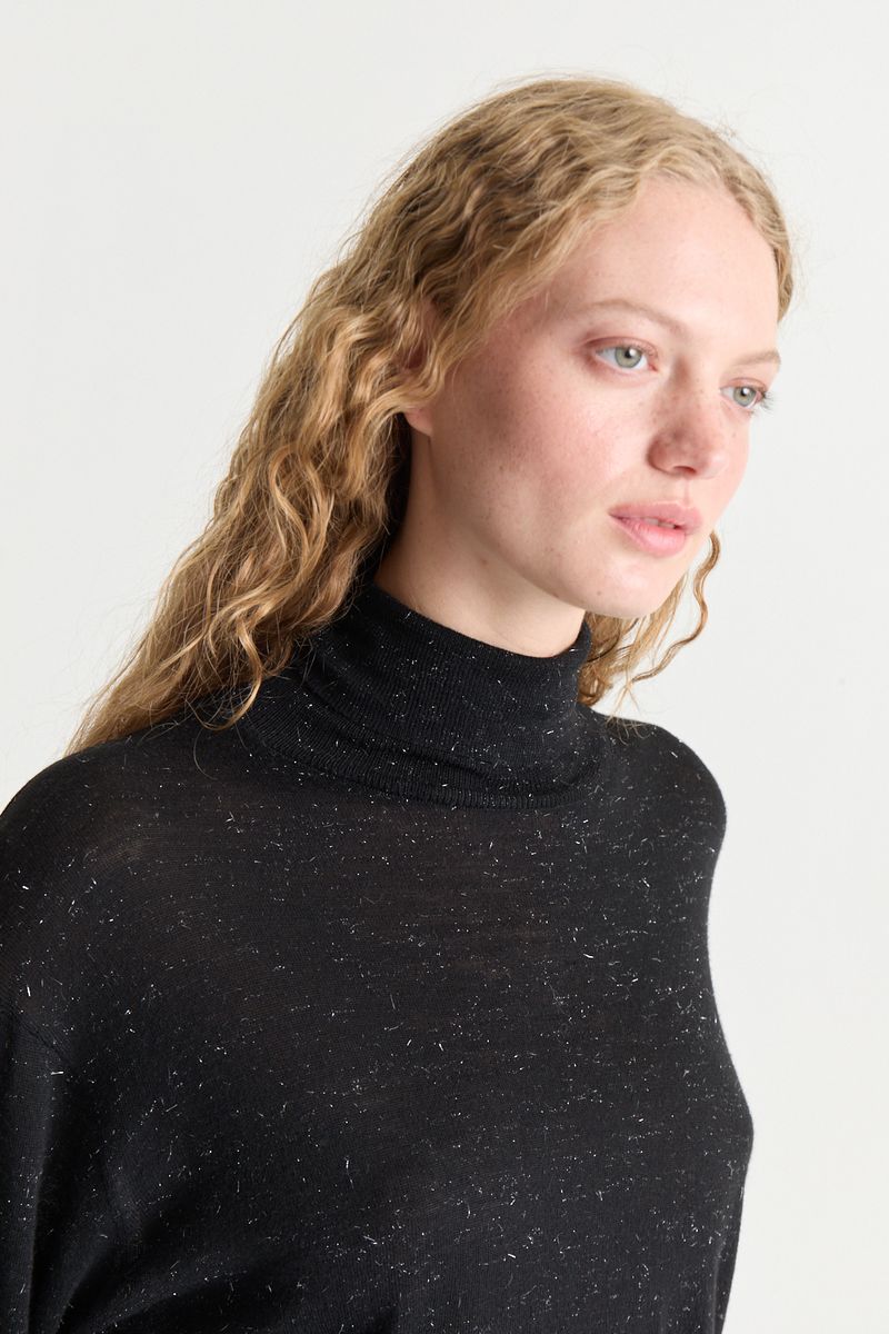SWEATER TURTLE ESSENTIAL LUREX
