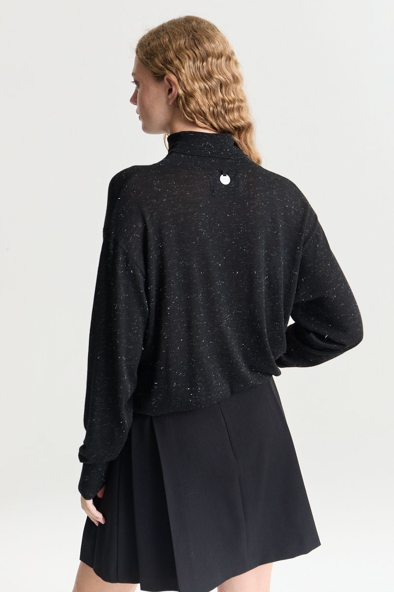 SWEATER TURTLE ESSENTIAL LUREX