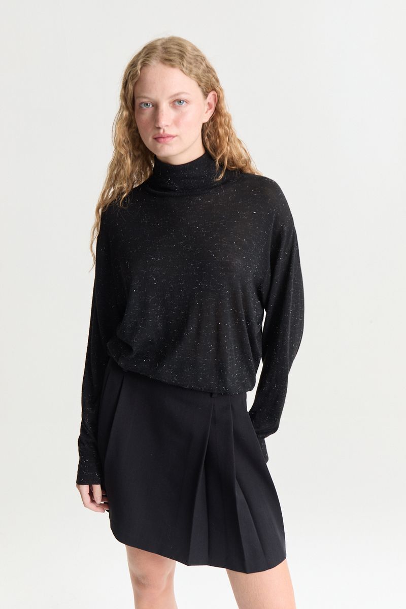 SWEATER TURTLE ESSENTIAL LUREX