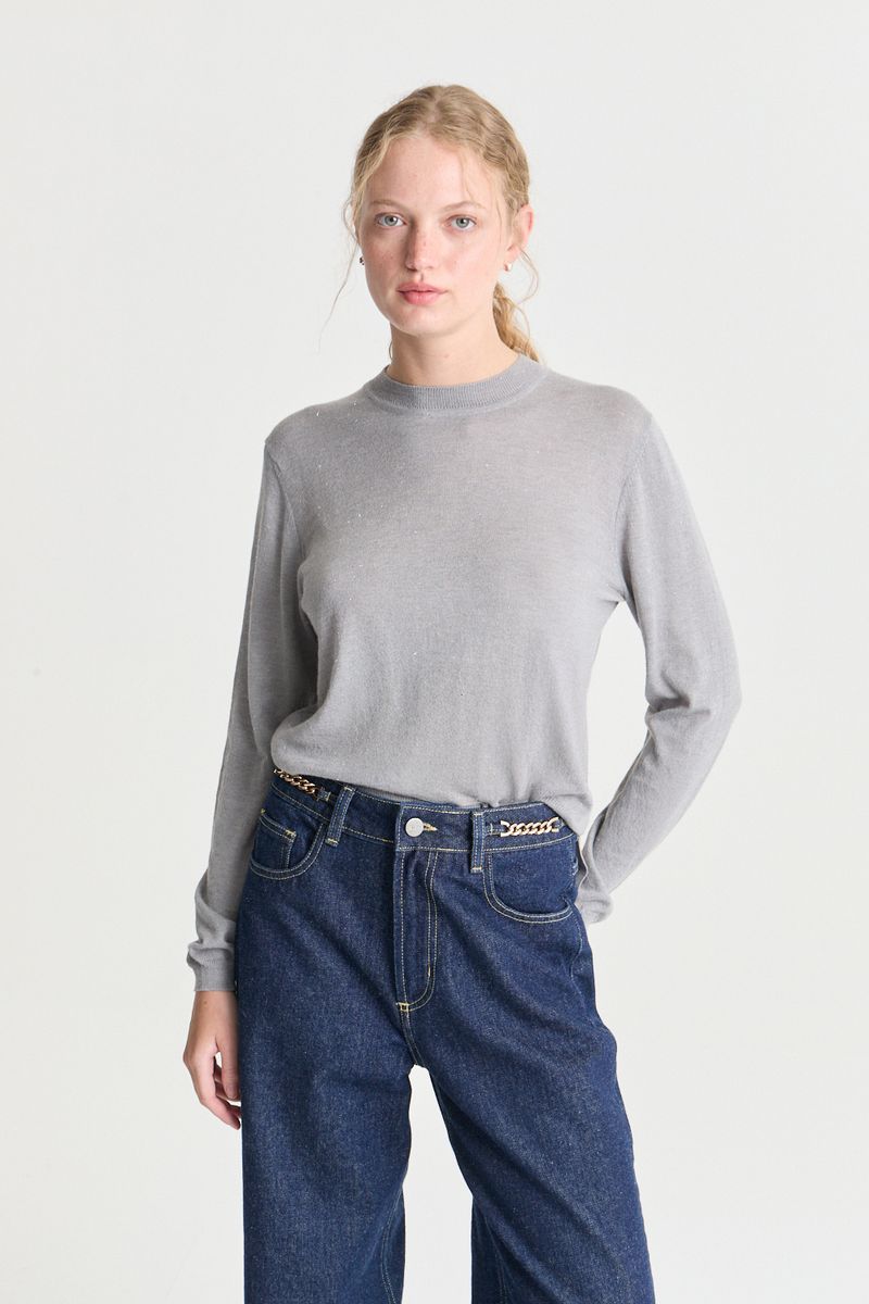 SWEATER ESSENTIAL LUREX