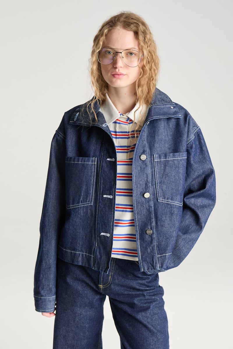 CAMPERA DENIM POCKETS