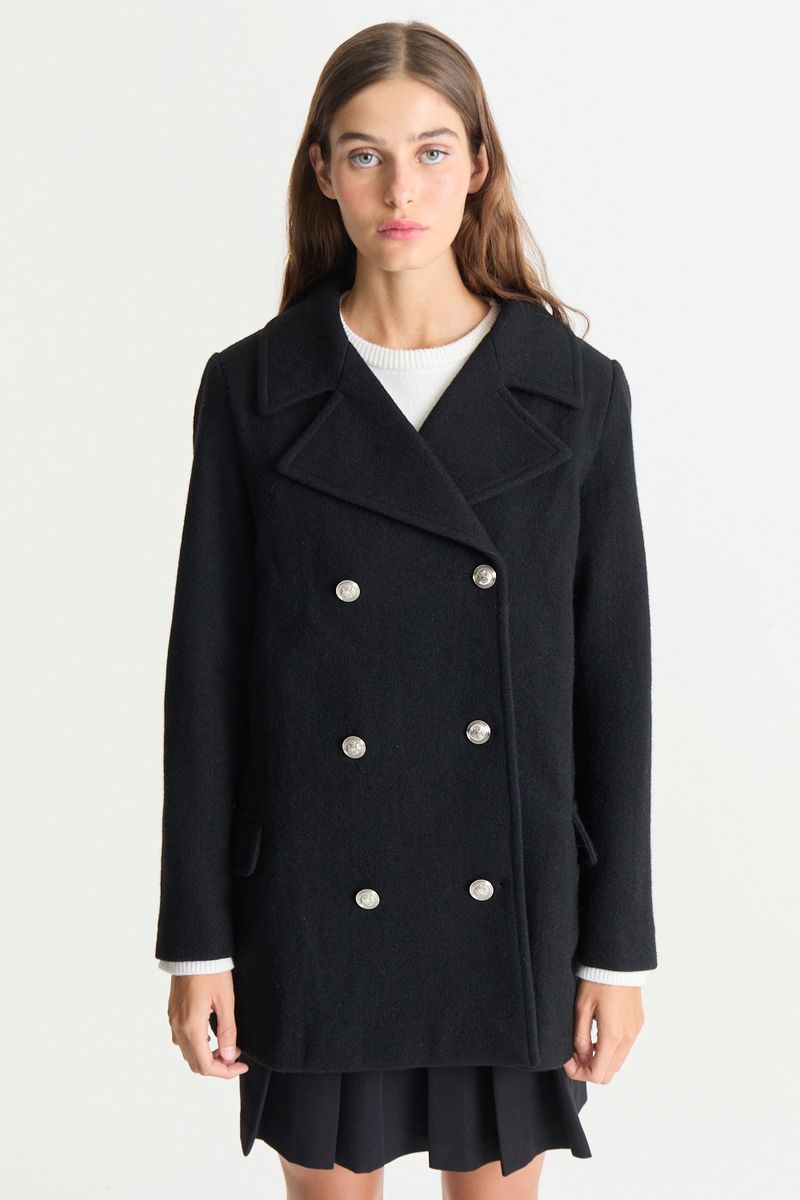 ABRIGO CORTO MARINE WOOL