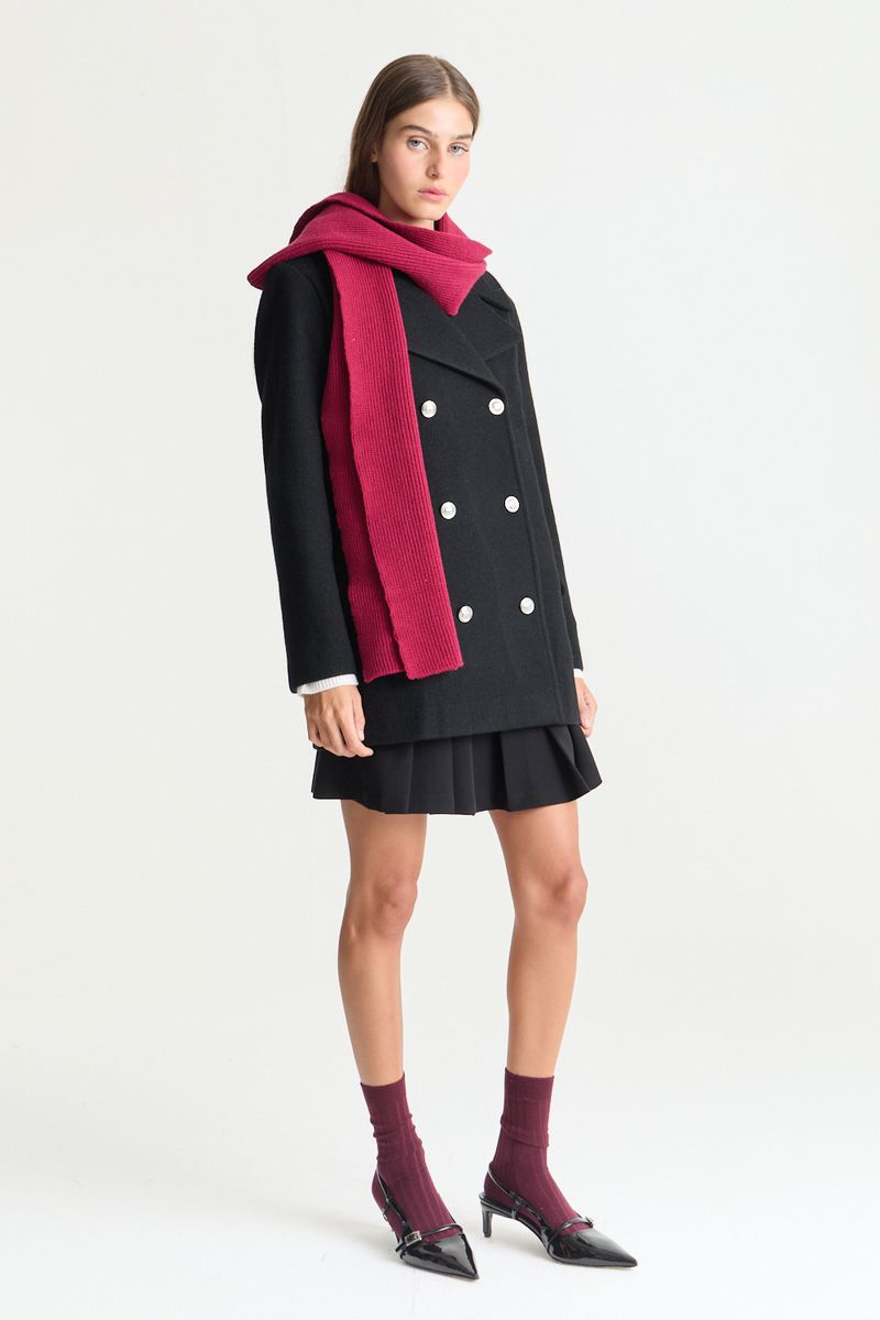 ABRIGO CORTO MARINE WOOL