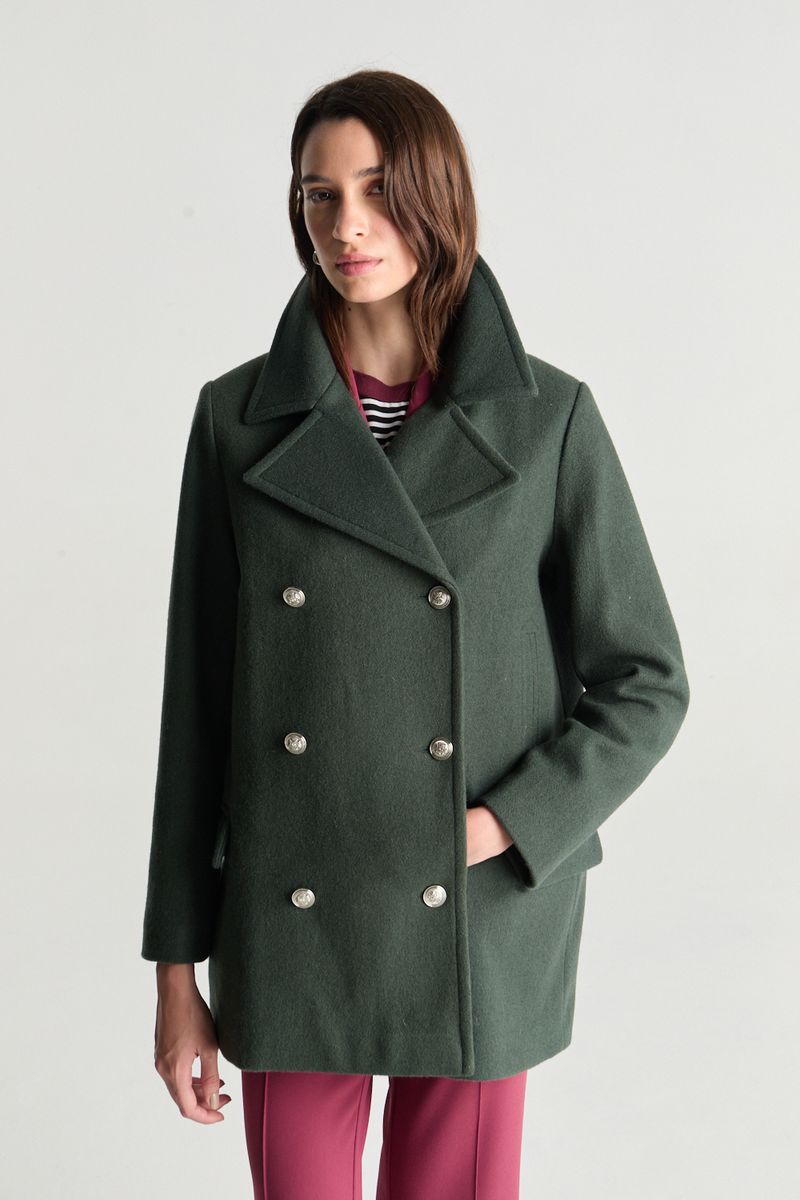 ABRIGO CORTO MARINE WOOL