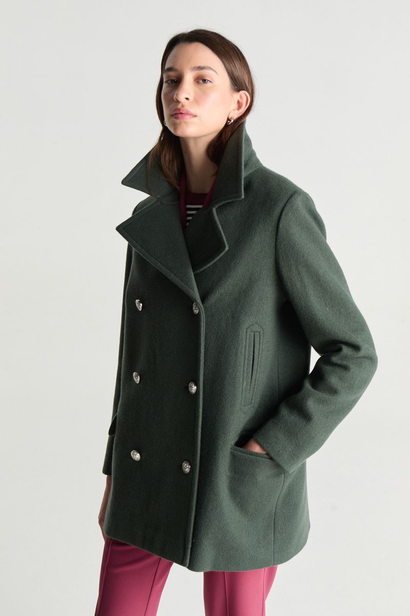 ABRIGO CORTO MARINE WOOL