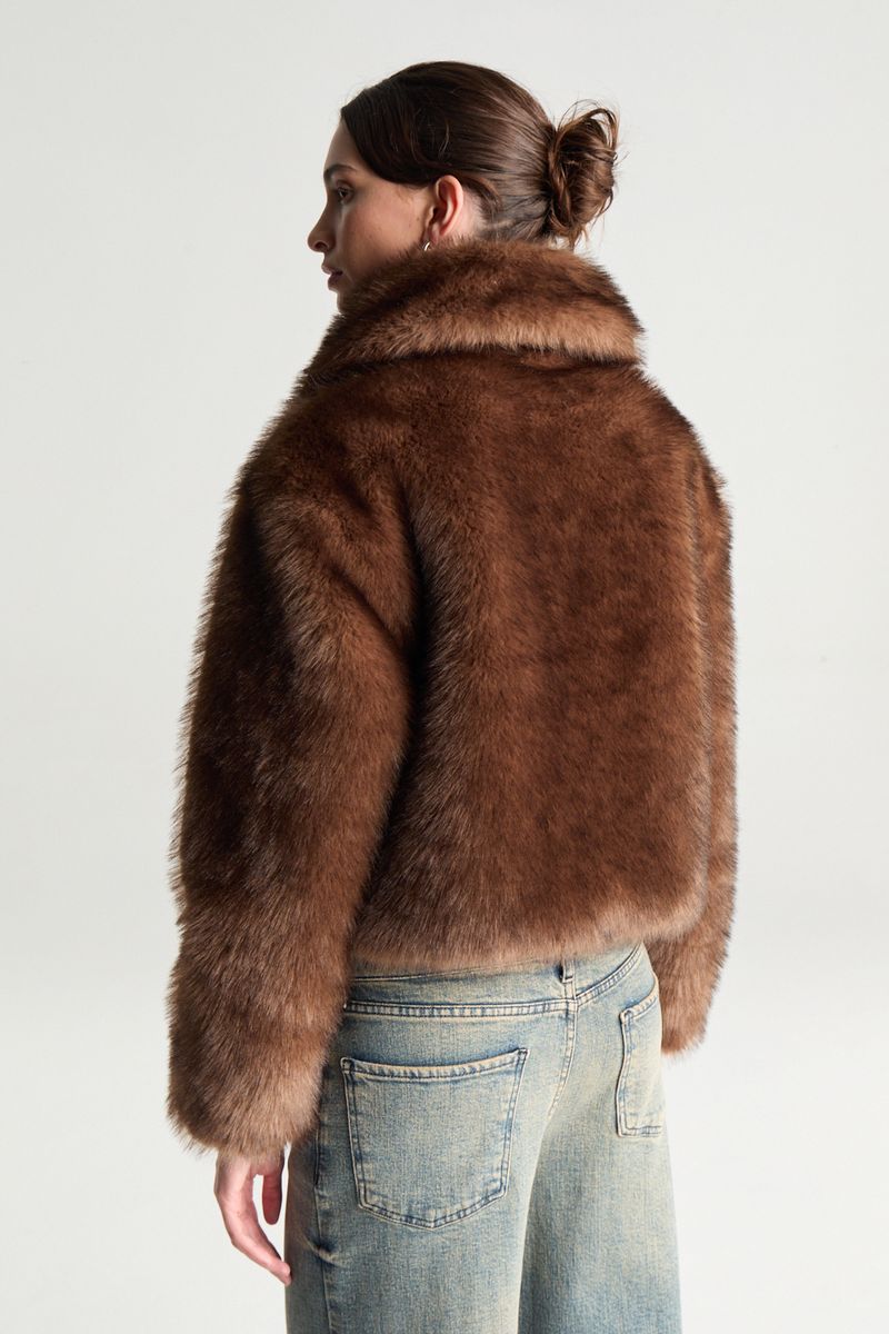 ABRIGO FAUX FUR