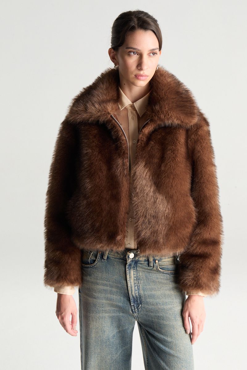 ABRIGO FAUX FUR