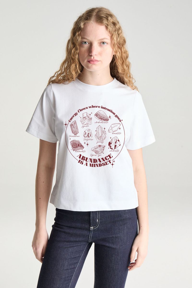 REMERA COTTON PRINT ABUNDANCE