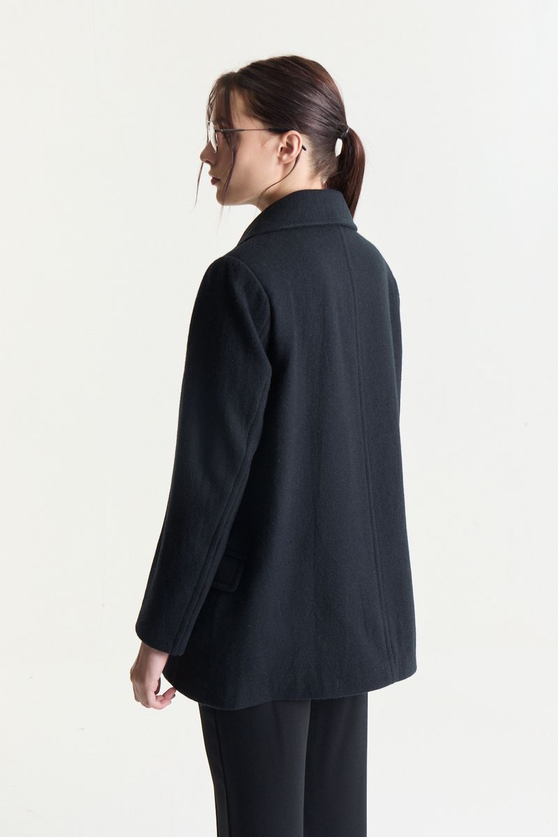 ABRIGO CORTO MARINE WOOL