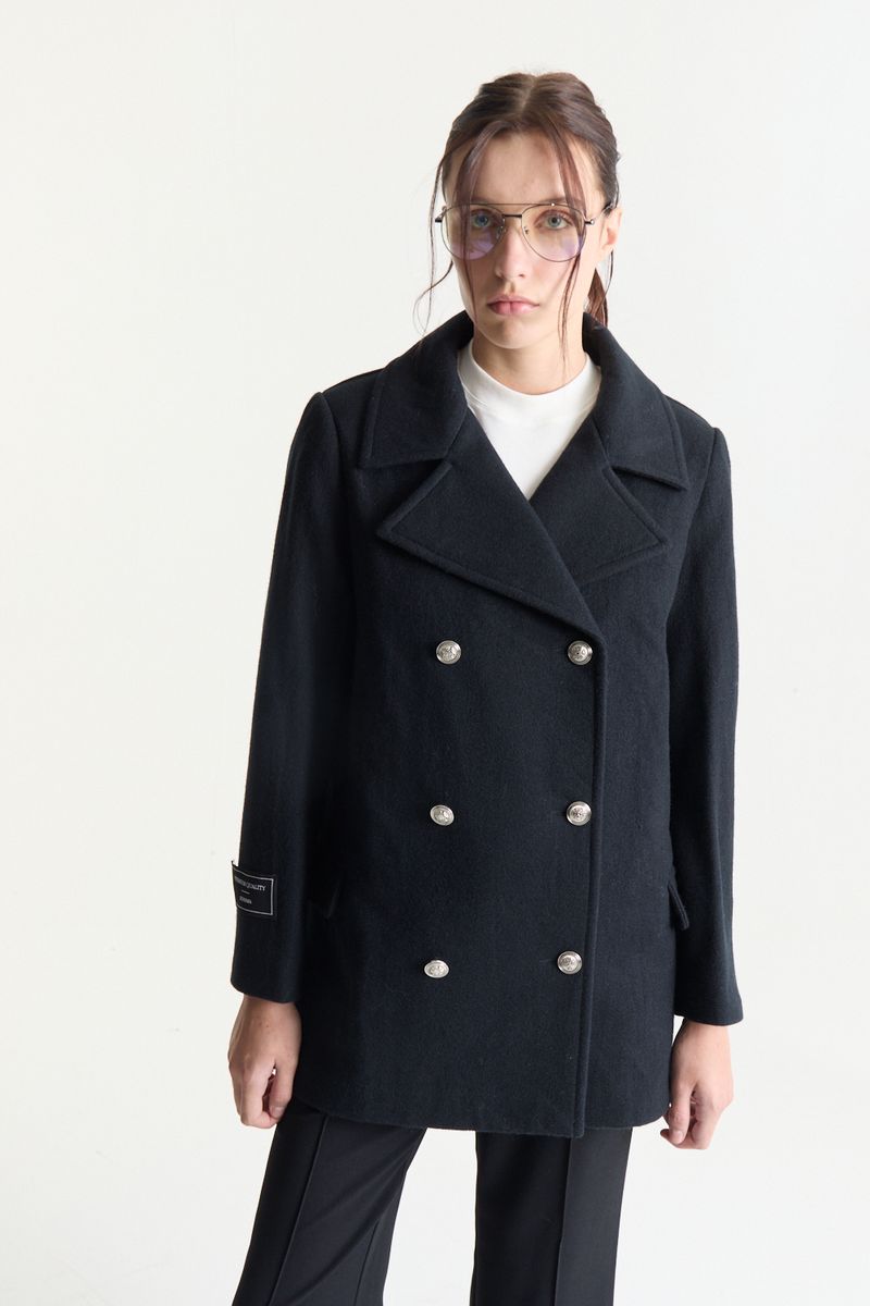 ABRIGO CORTO MARINE WOOL