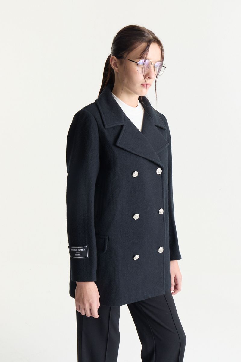 ABRIGO CORTO MARINE WOOL