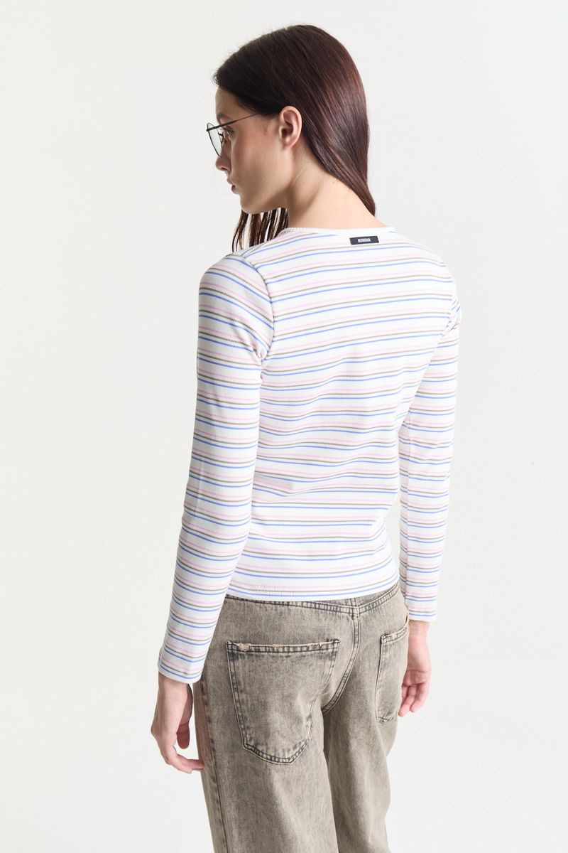 REMERA RIBB STRIPES COLOR