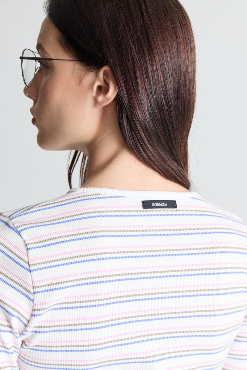REMERA RIBB STRIPES COLOR