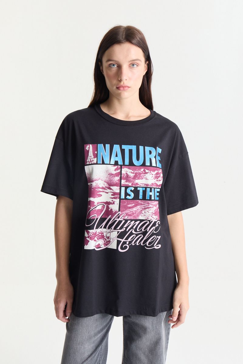 REMERA OVER PRINT LOOKOUT