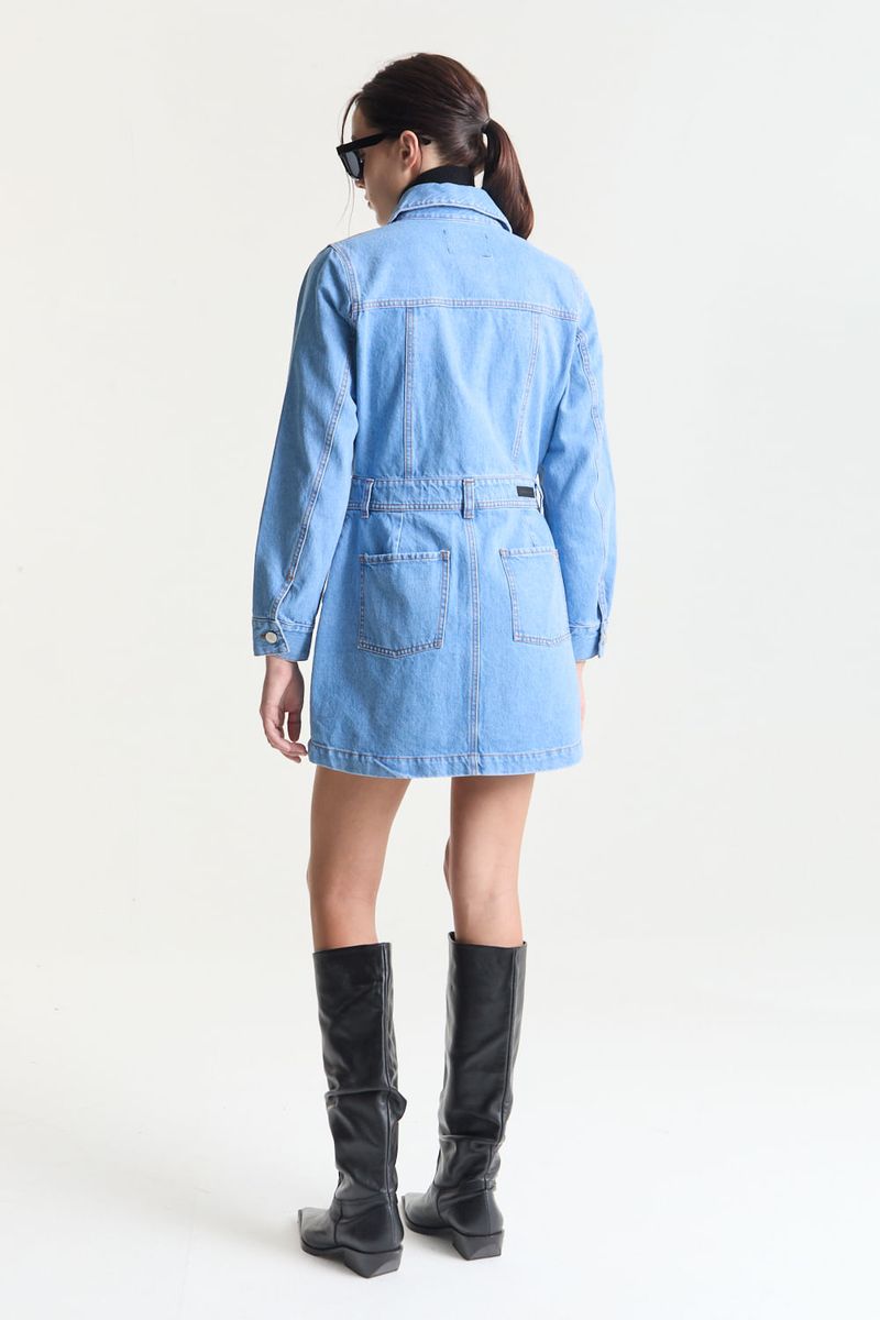 VESTIDO ML DENIM