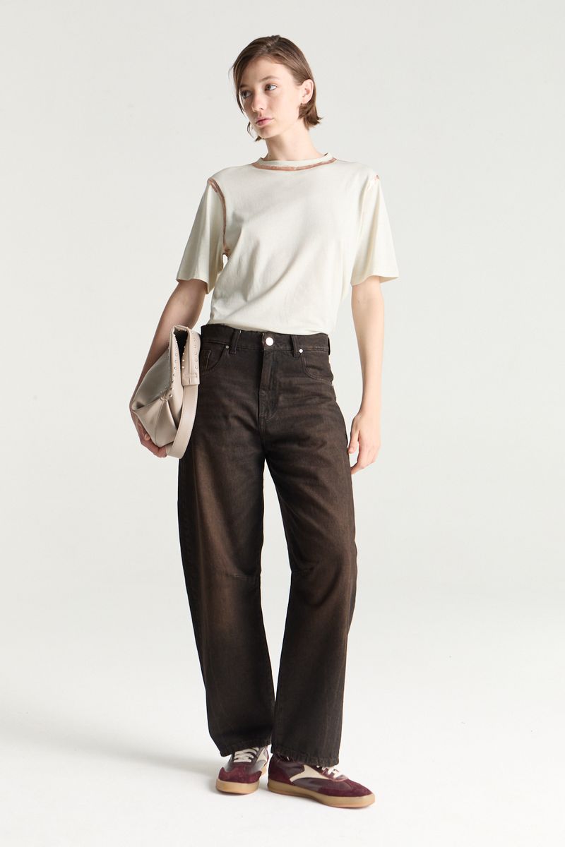REMERA COTTON WASHED FOIL