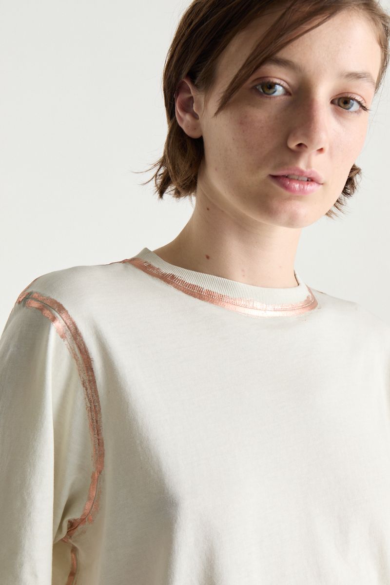 REMERA COTTON WASHED FOIL