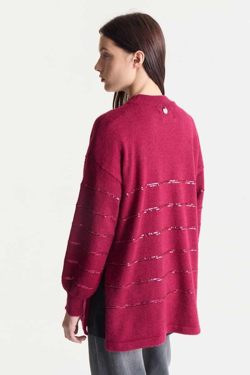 SWEATER STRIPE SEQUINS