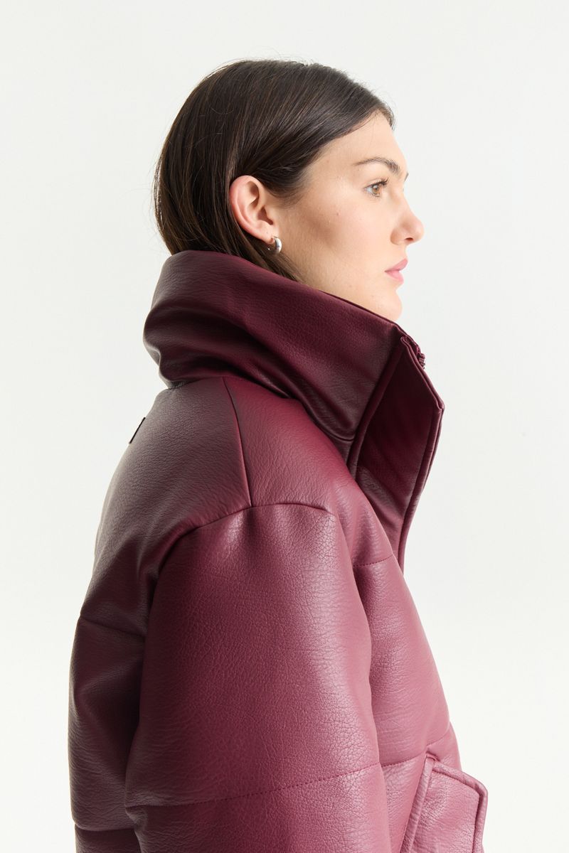 CAMPERA LEATHER PUFFER