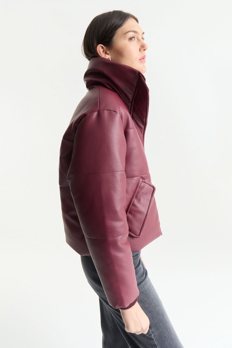 CAMPERA LEATHER PUFFER