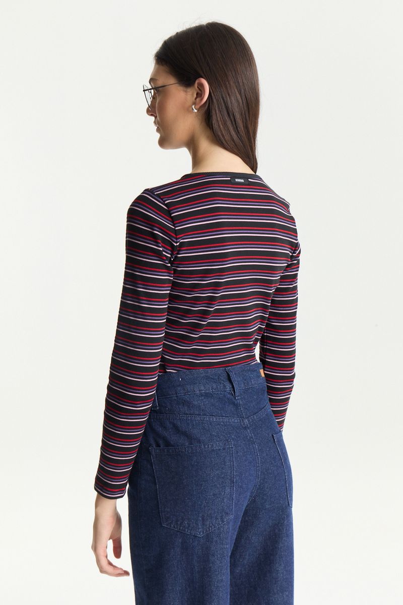 REMERA RIBB STRIPES COLOR