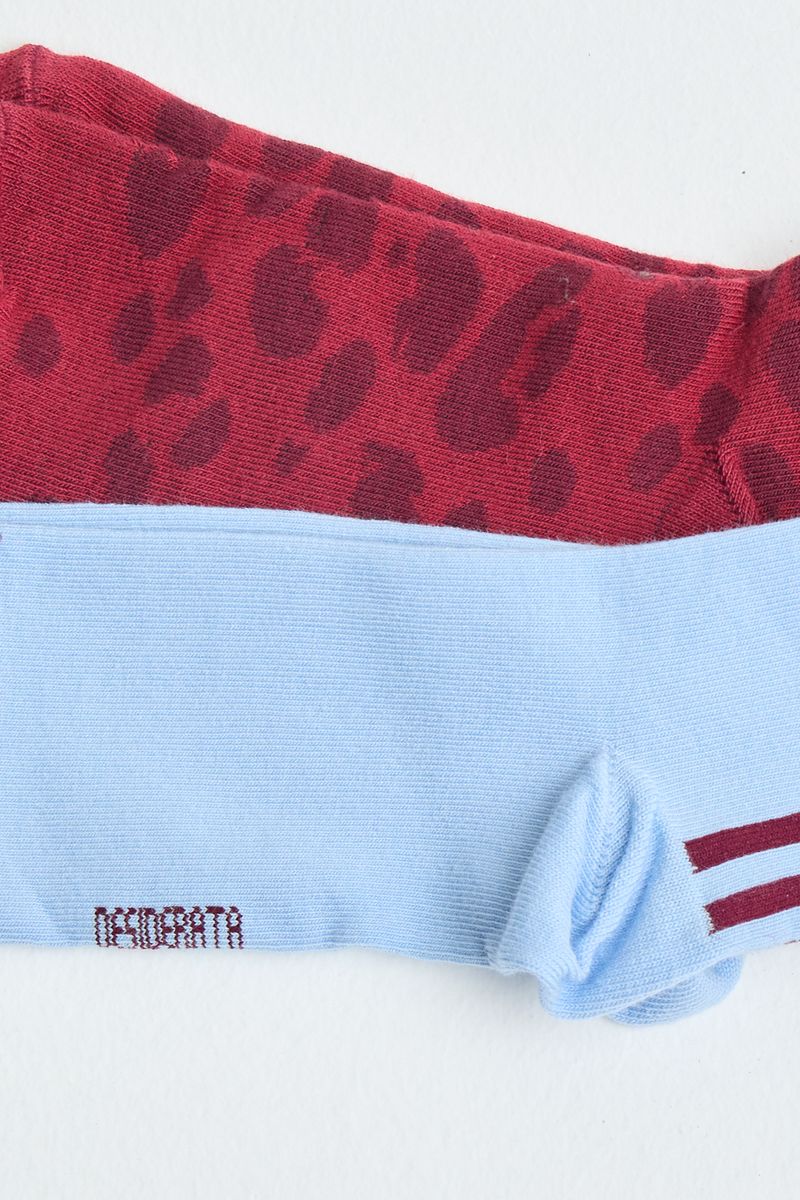 ANKLE PACK X2 ANIMAL PRINT