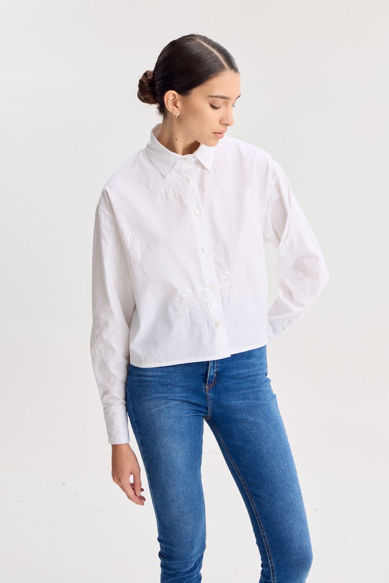 CAMISA POPLIN EMBROIDERY