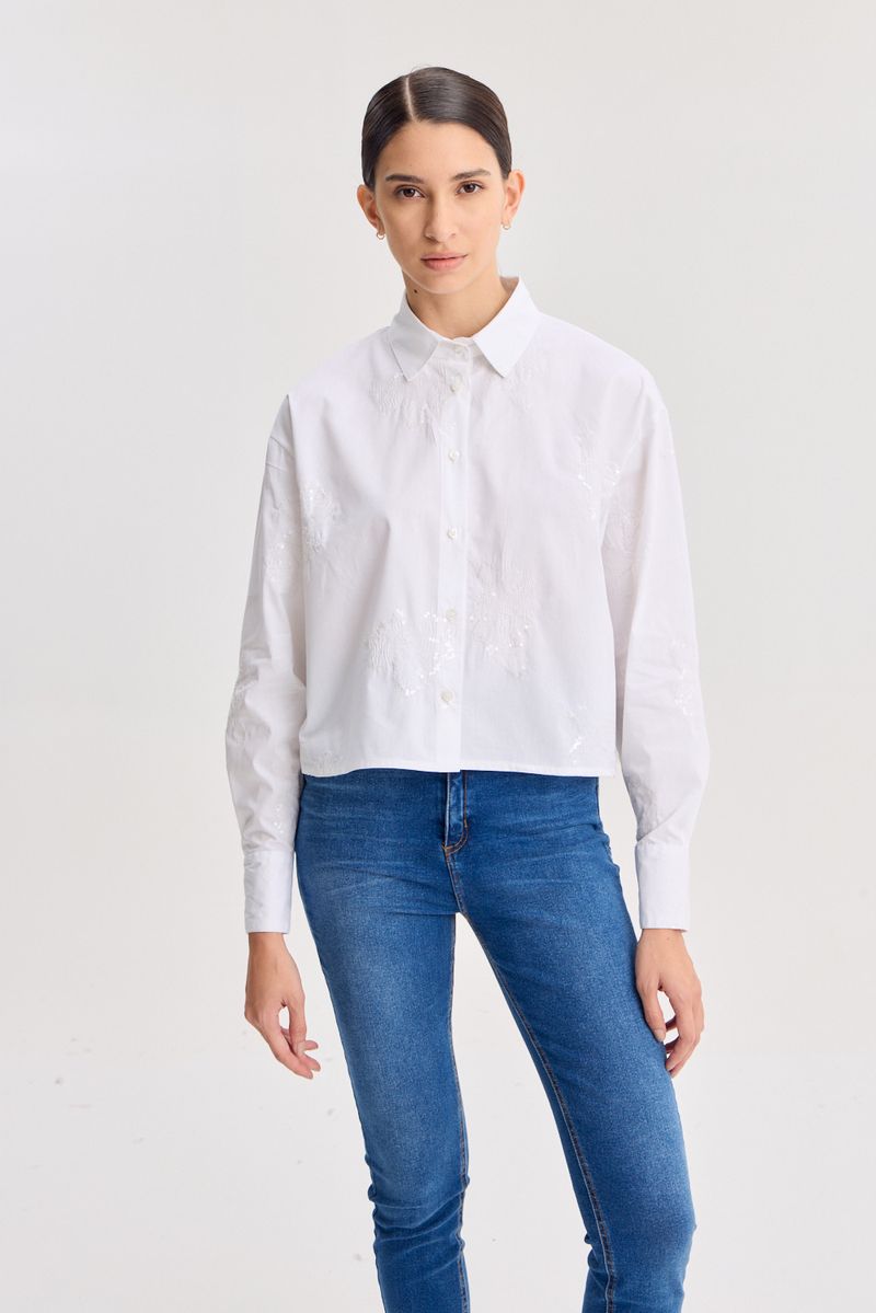 CAMISA POPLIN EMBROIDERY