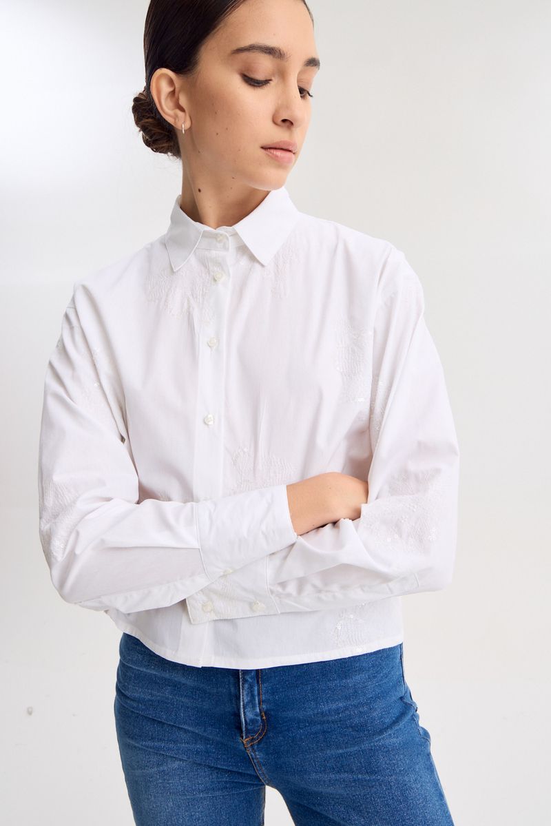 CAMISA POPLIN EMBROIDERY