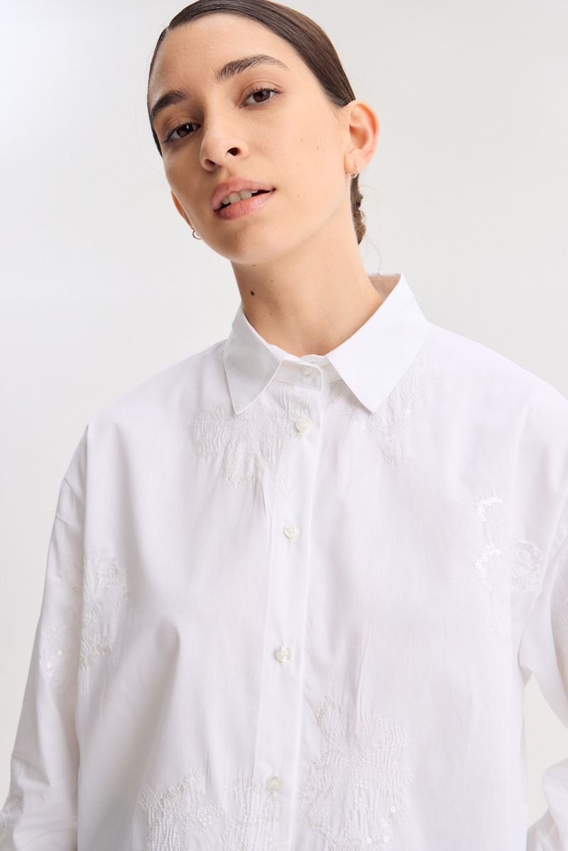 CAMISA POPLIN EMBROIDERY