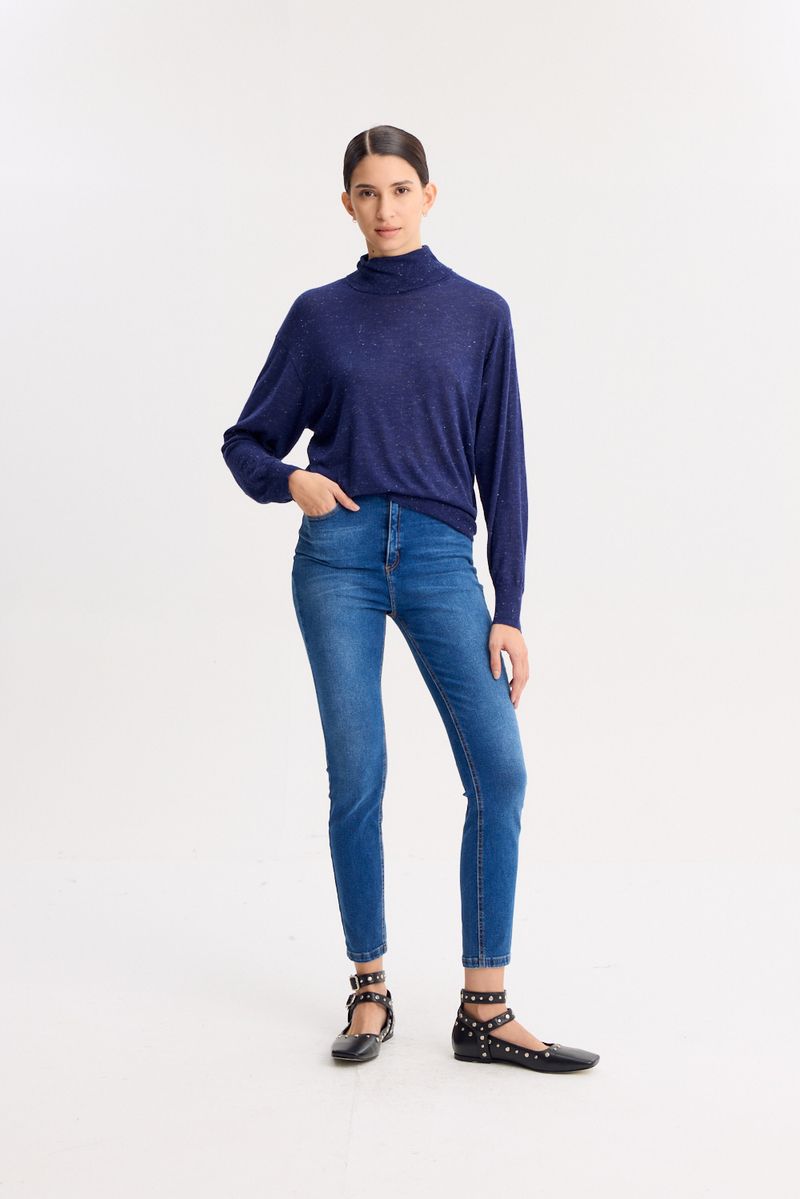 SWEATER TURTLE ESSENTIAL LUREX