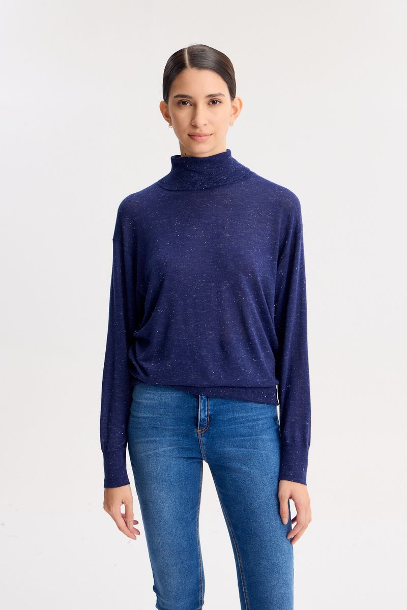 SWEATER TURTLE ESSENTIAL LUREX