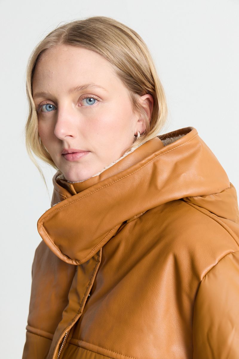 CAMPERA MIXED TEXTURES
