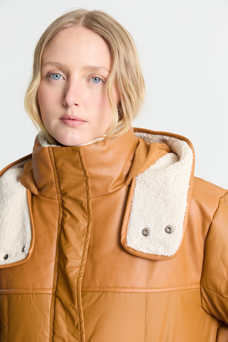 CAMPERA MIXED TEXTURES