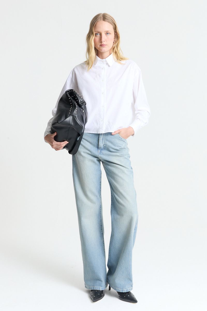 CAMISA POPLIN EMBROIDERY