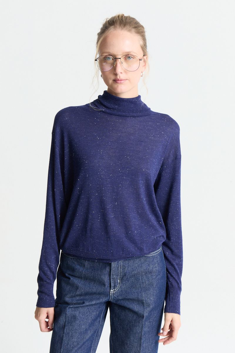 SWEATER TURTLE ESSENTIAL LUREX