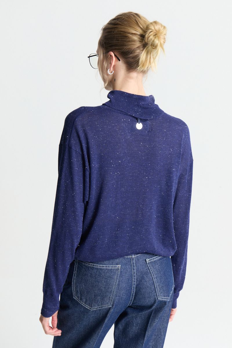 SWEATER TURTLE ESSENTIAL LUREX
