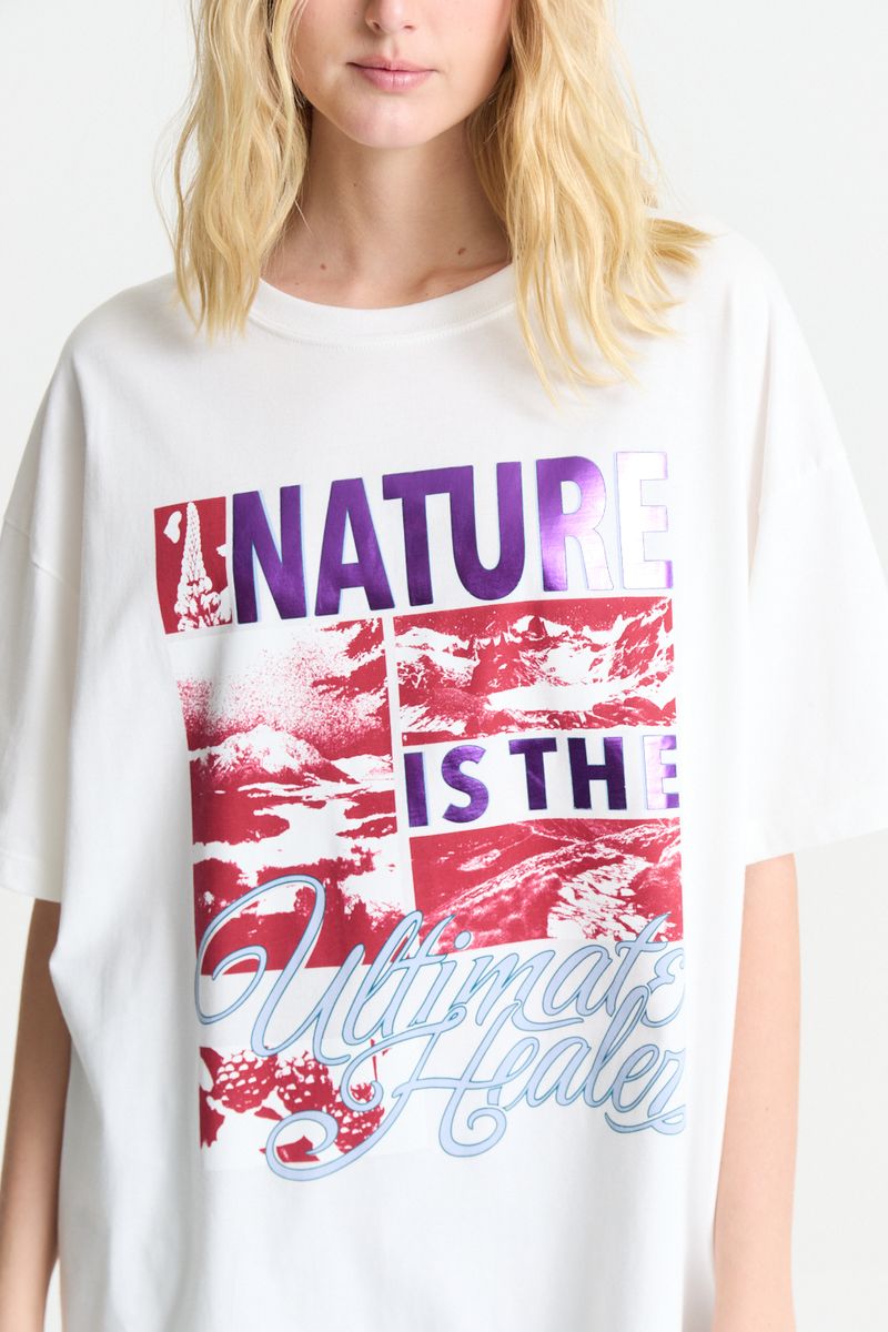 REMERA OVER PRINT LOOKOUT
