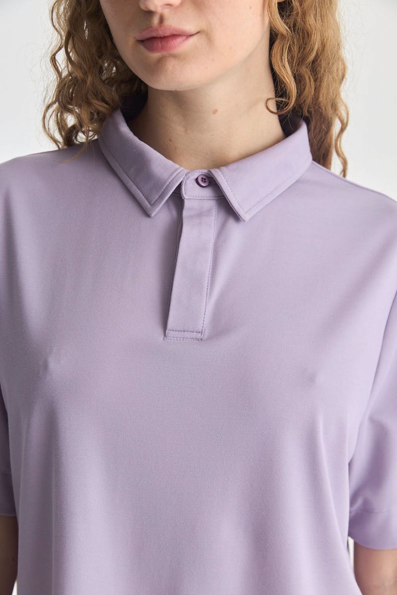 REMERA POLO PIQUÉ GRAY