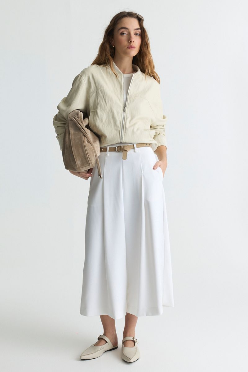BOMBER LIGHT VEGAN LEATHER