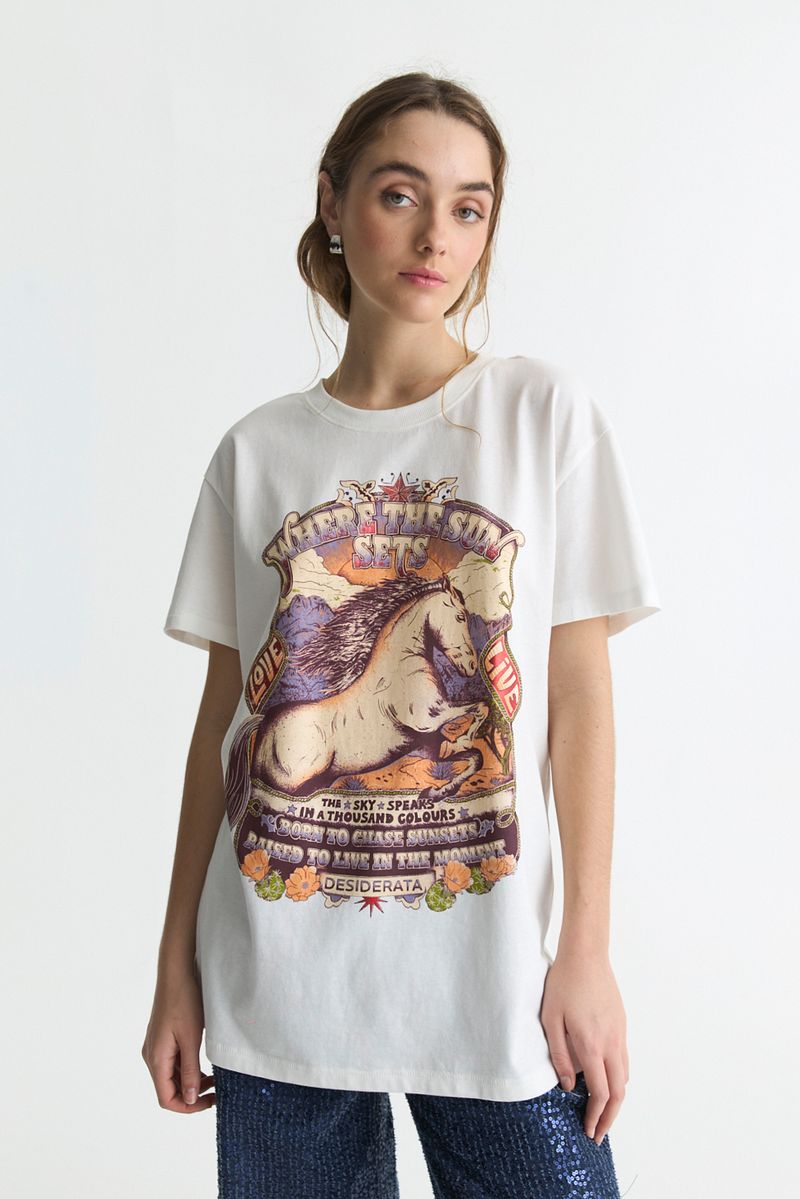 REMERA COTTON WASHED SUN