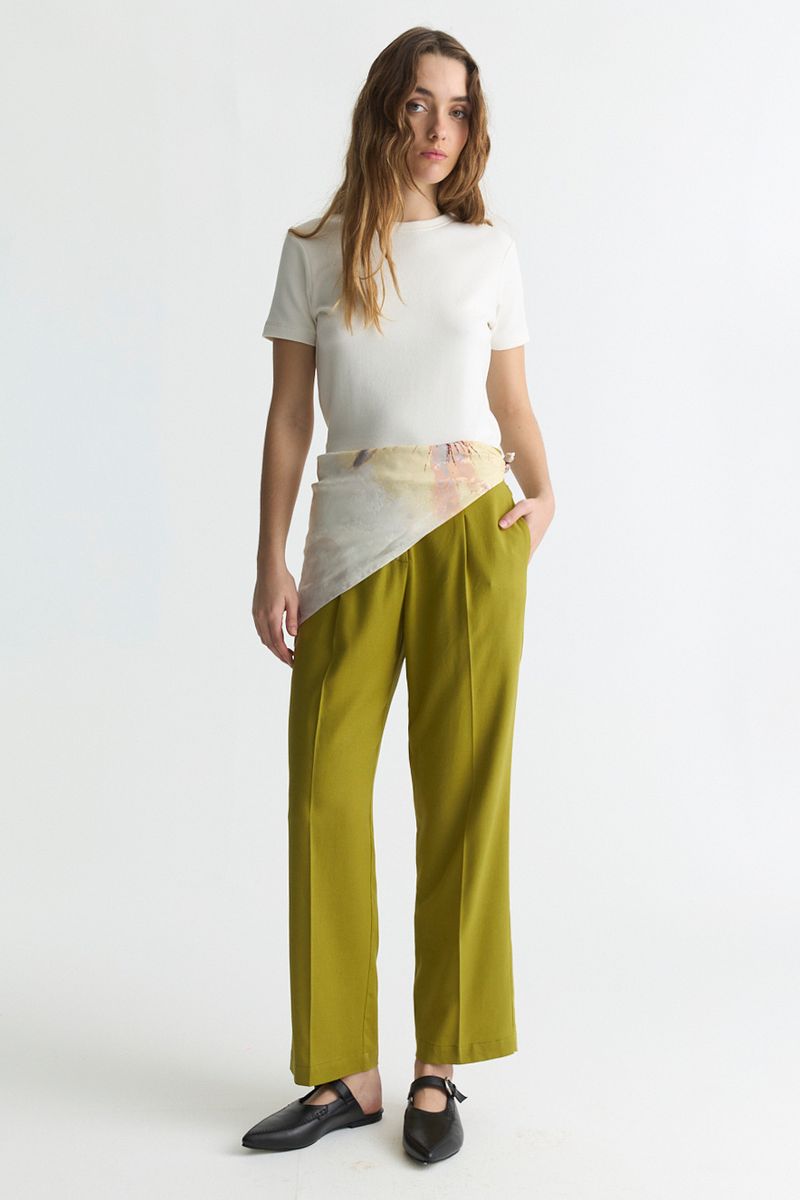 REMERA RIBBED COTTON TYRA