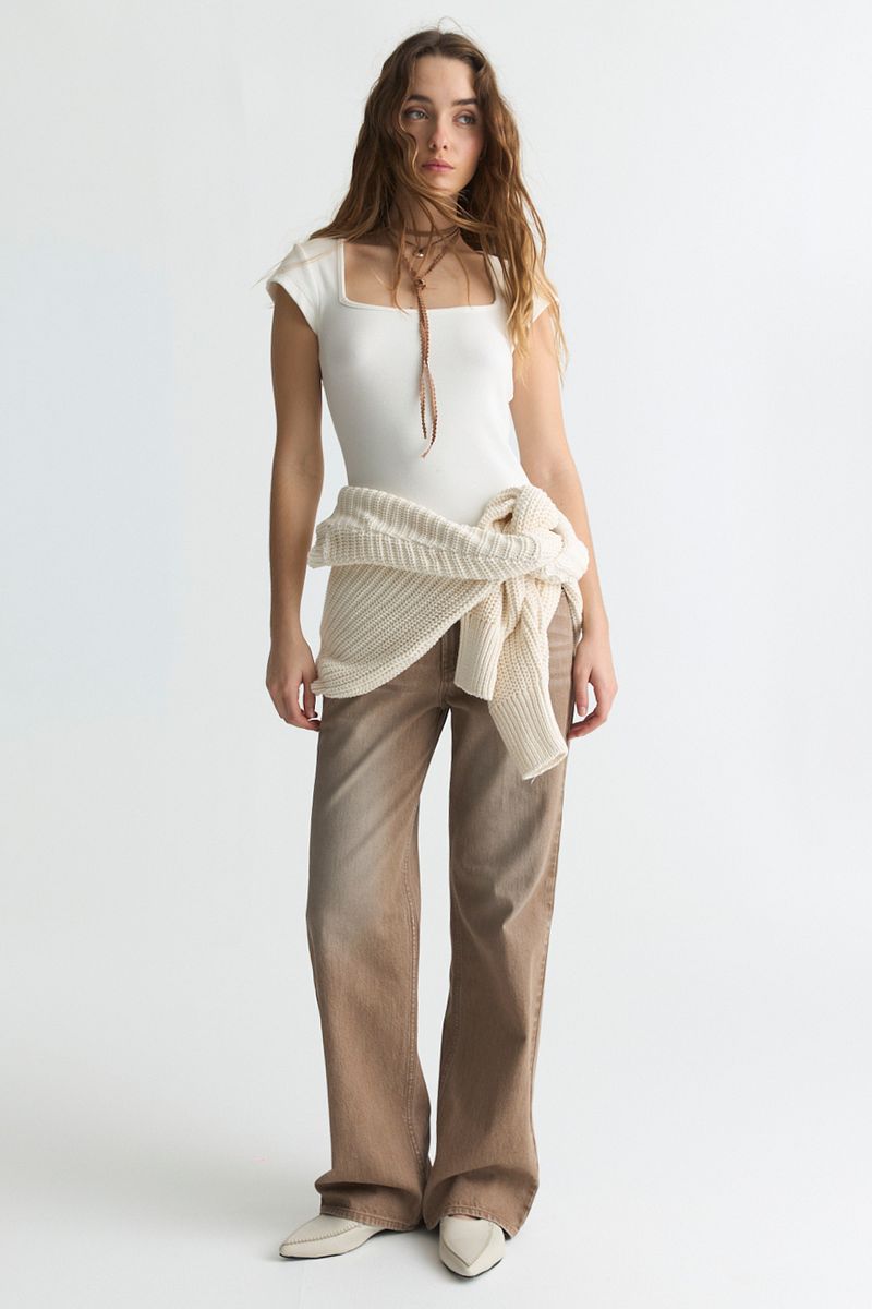 REMERA RIBBED COTTON LOLA