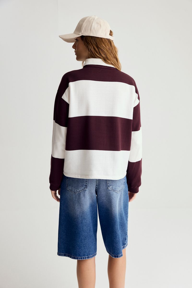BUZO STRIPE PREPPY