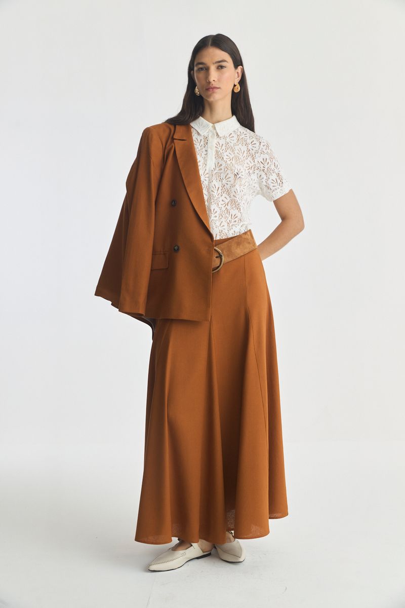 POLLERA LINO GARDENIA