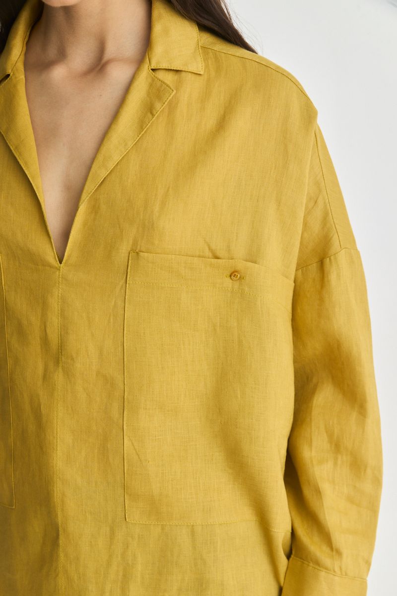 CAMISA LINO OVER SIENA