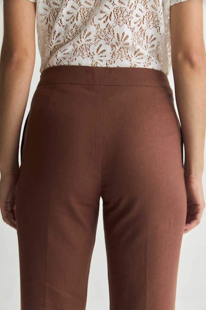 PANTALON WIDE LINEN CAROL