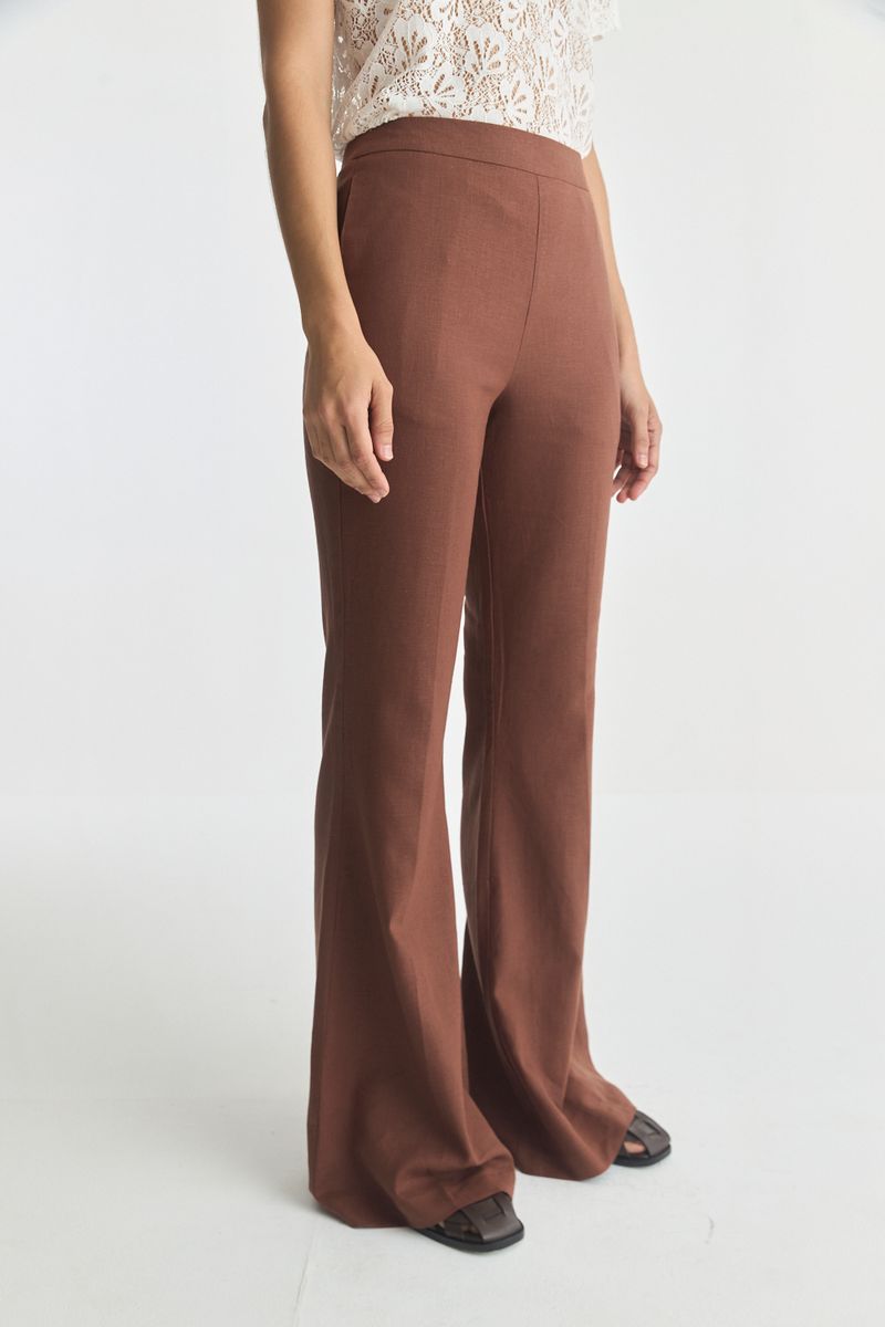 PANTALON WIDE LINEN CAROL