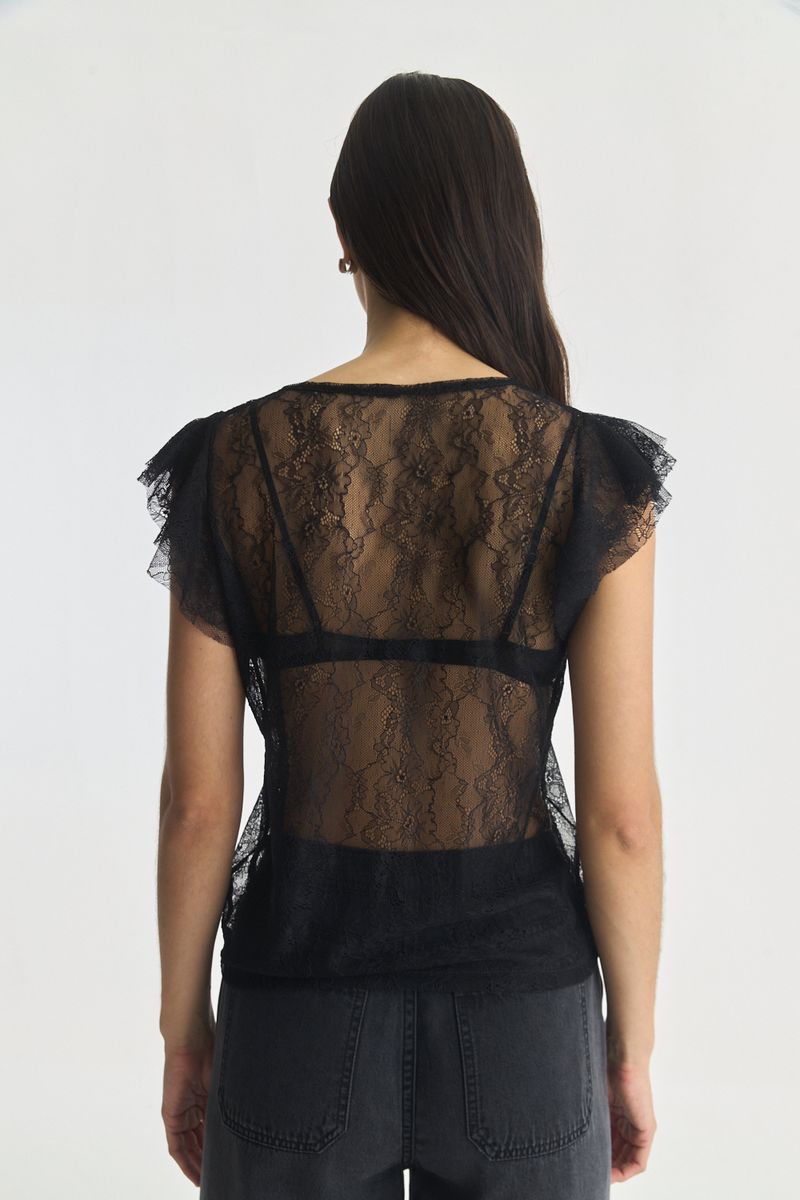REMERA BOHO LACE