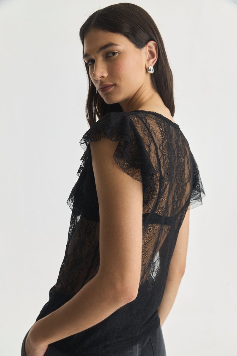 REMERA BOHO LACE